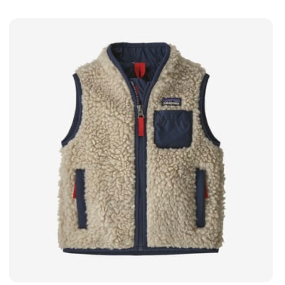 NWT Patagonia Baby Retro-X® Fleece Vest